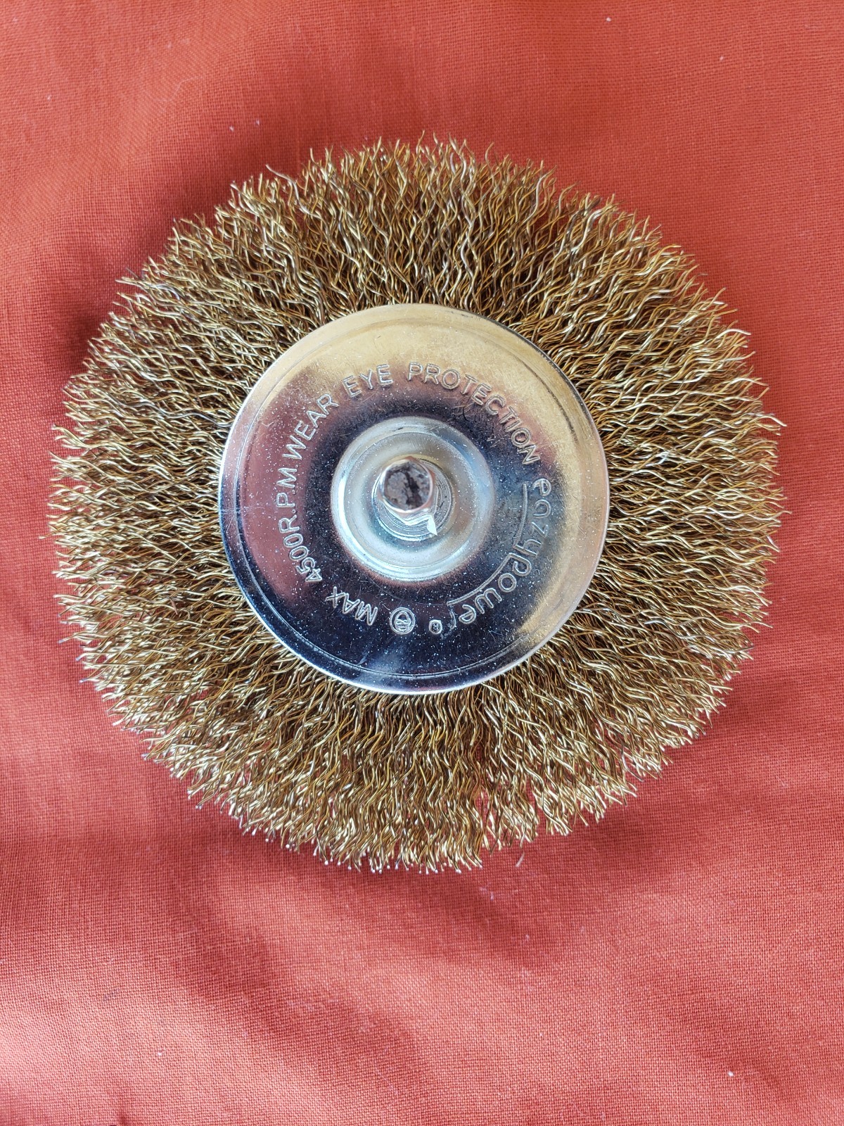 SET of- 20 EAZYPOWER 4″ WIRE WHEEL 1/4 SHANK BRUSH 4500 RPM MAX-FREE SHIPPING