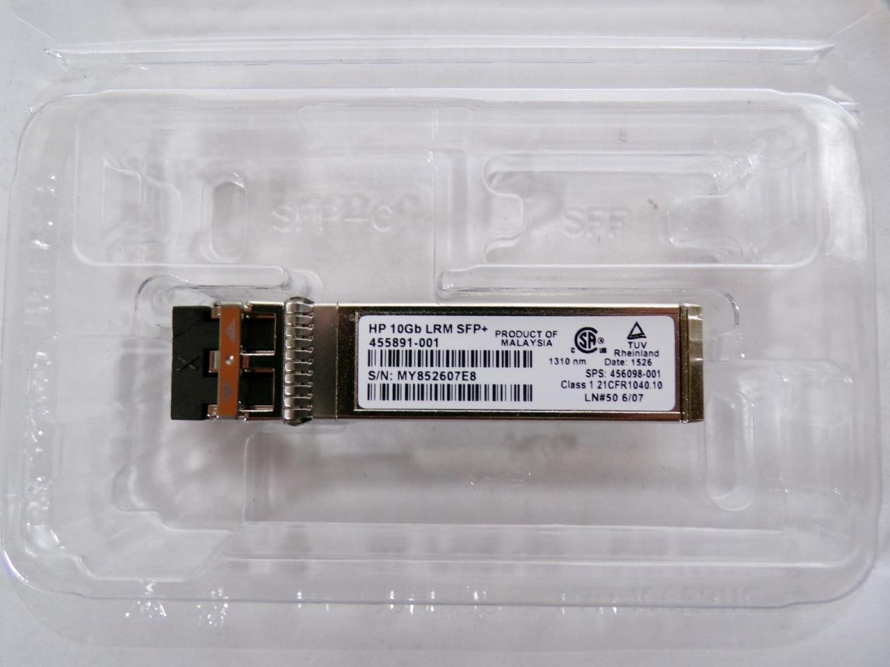 *New* HP 456098-001 10G Base-SR SFP+ Fiber Optic GBIC Transceiver 455891-001