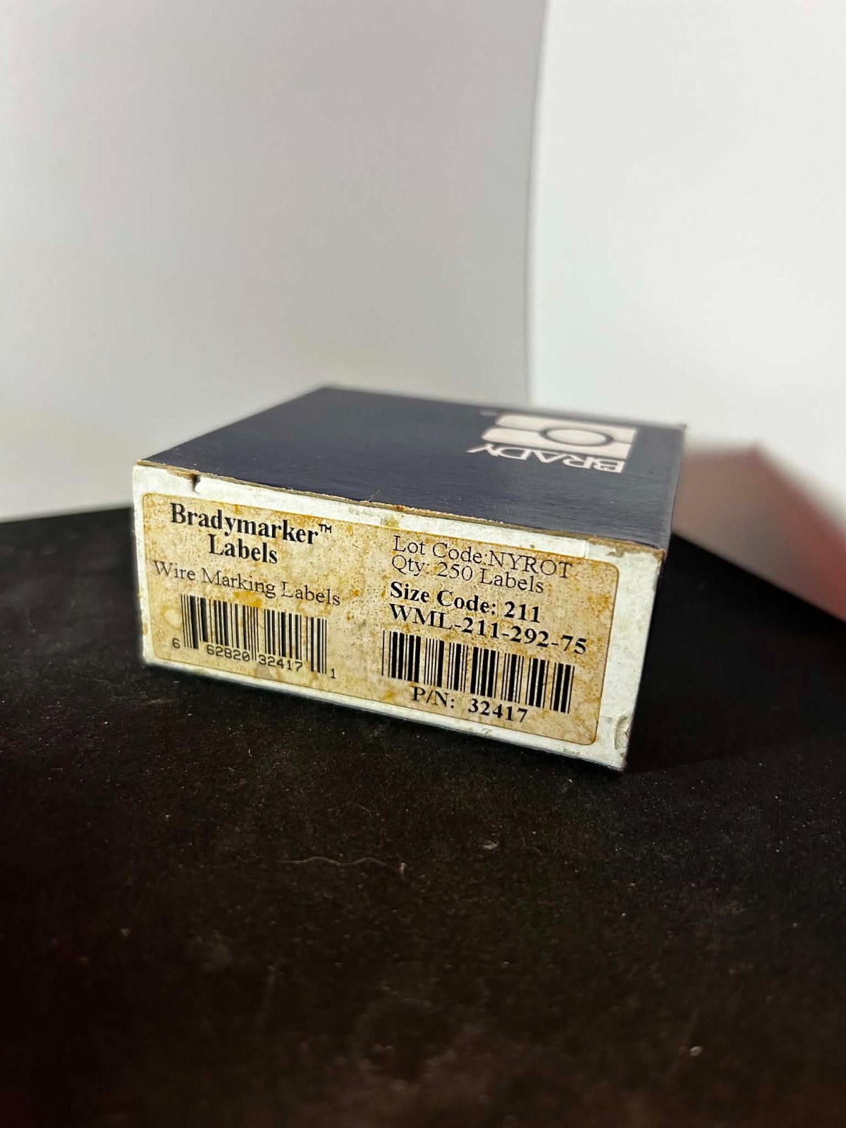 Bradymarker Labels WML-211-292-75 Roll of 250