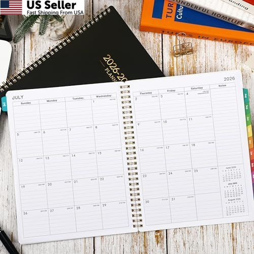 2026-2027 Planner – Calendar/Planner 8 inches X 10 inches, Black
