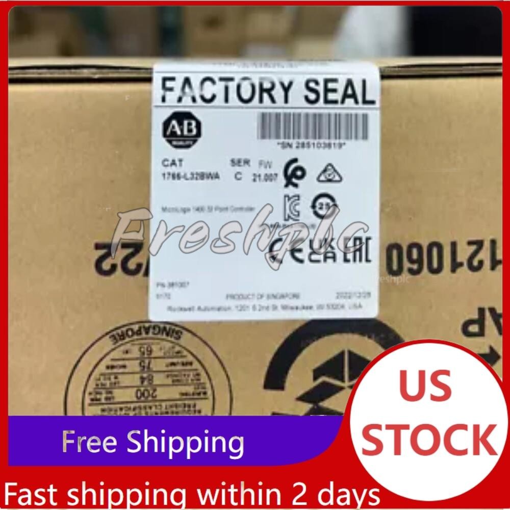 New AB 1766-L32BWA MicroLogix 1400 32 Point Controller New Sealed US Free Tax
