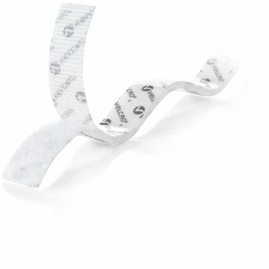 Velcro VEK91138 Sticky Back Hook Loop Fastener 0.75″ x 30ft White