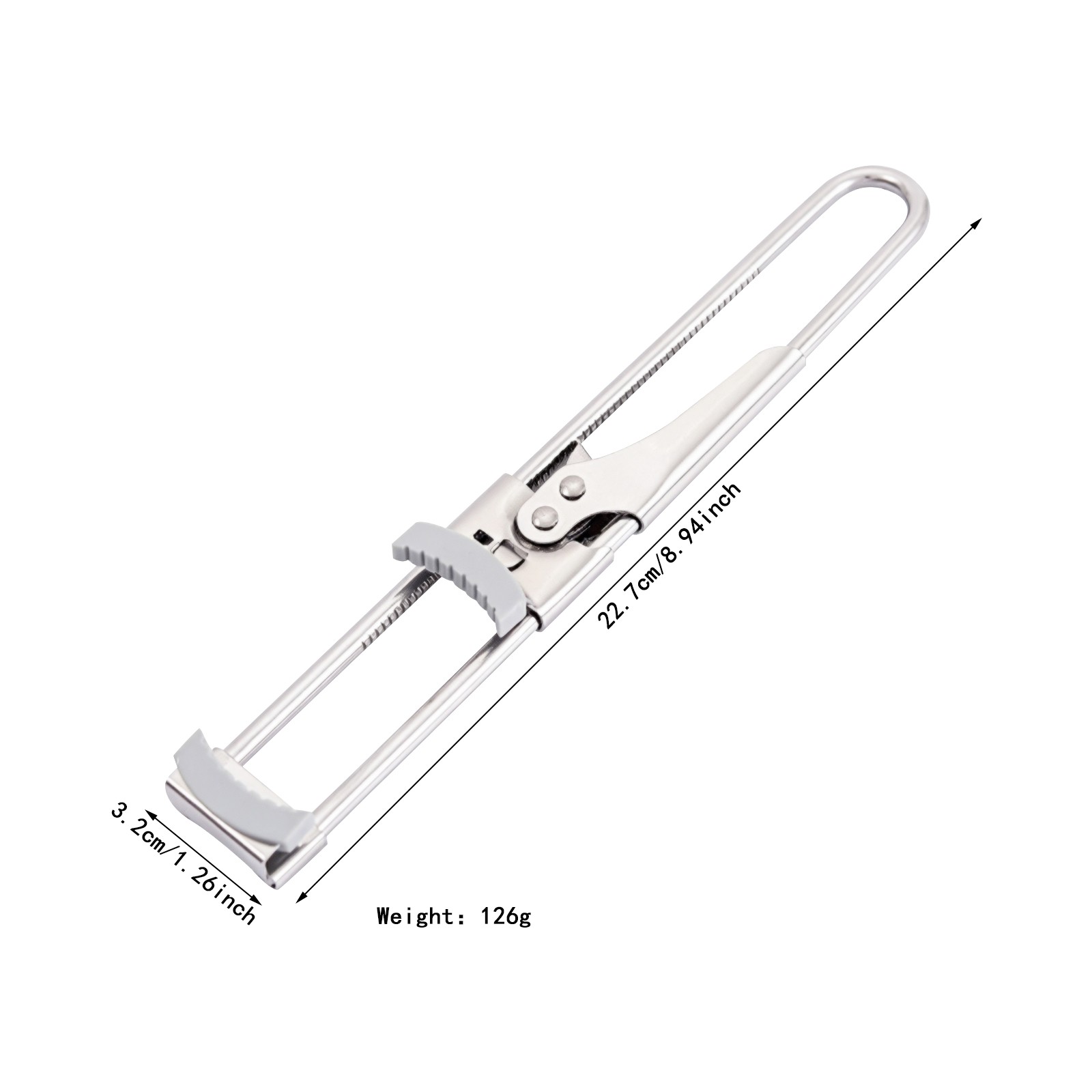 Can Opener for Seniors, Adjustable Stainless Steel Jar Opener, Can Opener Set
