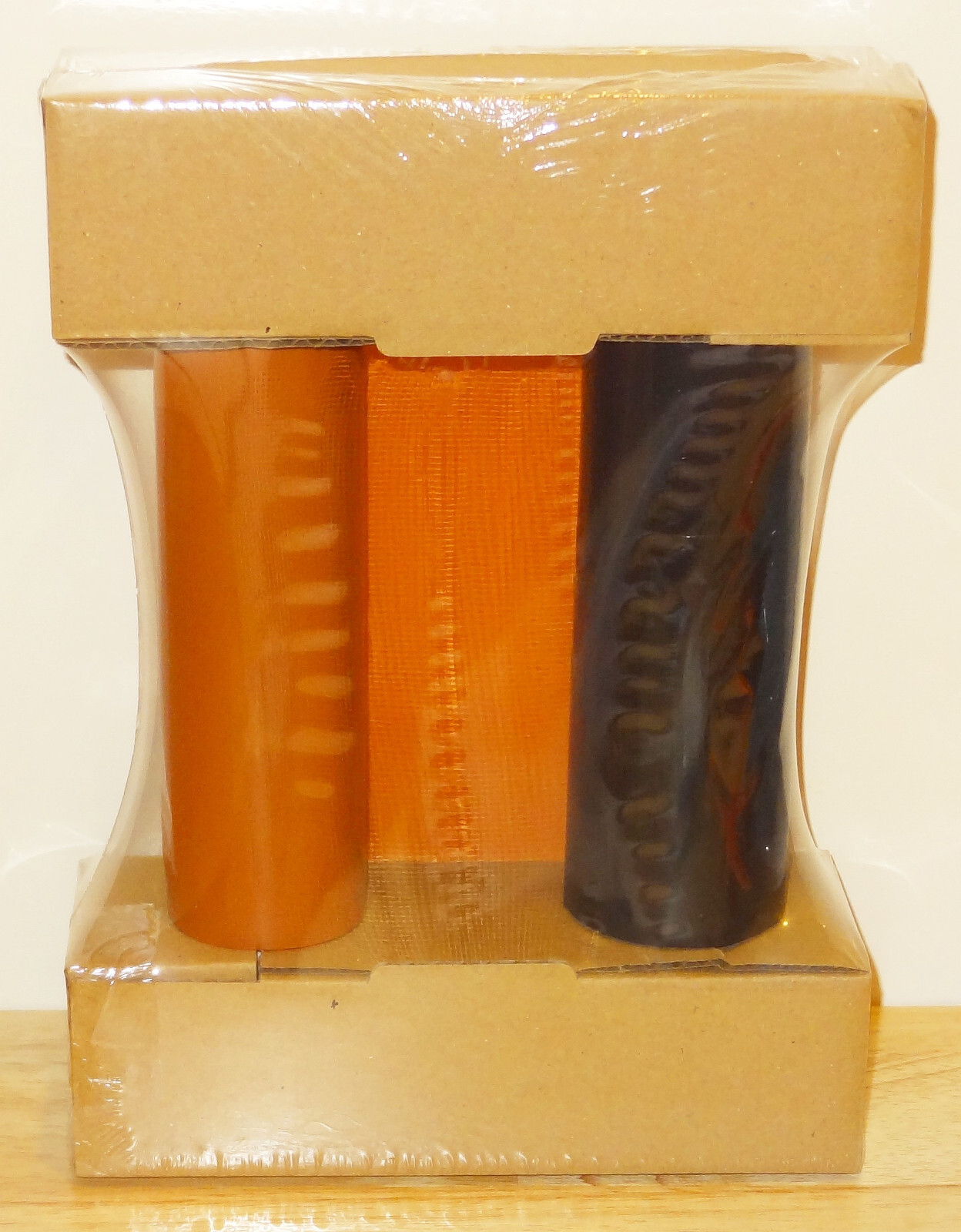 Brady 13529 PowerMark Two Panel Color Ribbon Black & Orange 200′ L x 6.25″ W