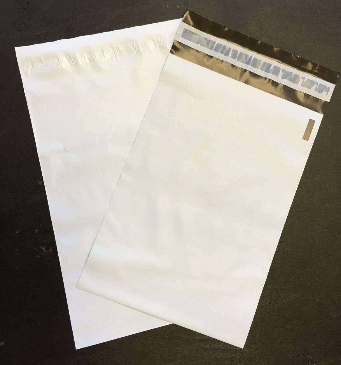 50 #10 (26″ x 32″) Unlined White Plastic Poly Mailer Bag Self Seal Free Ship