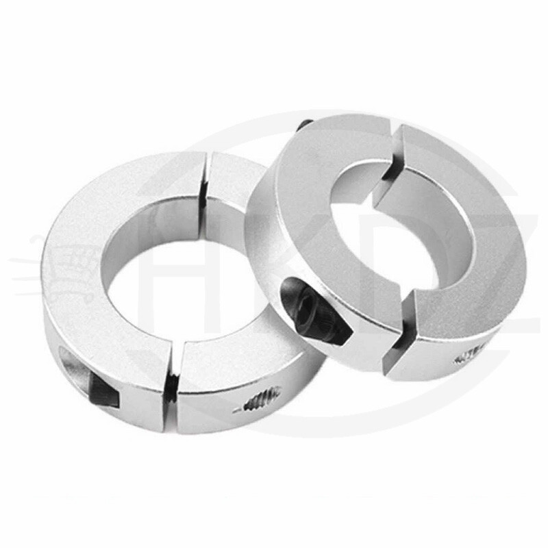 Aluminium Clamp Separate Collar Lock Limit Ring Fixing Shaft Diameter 16mm -95mm