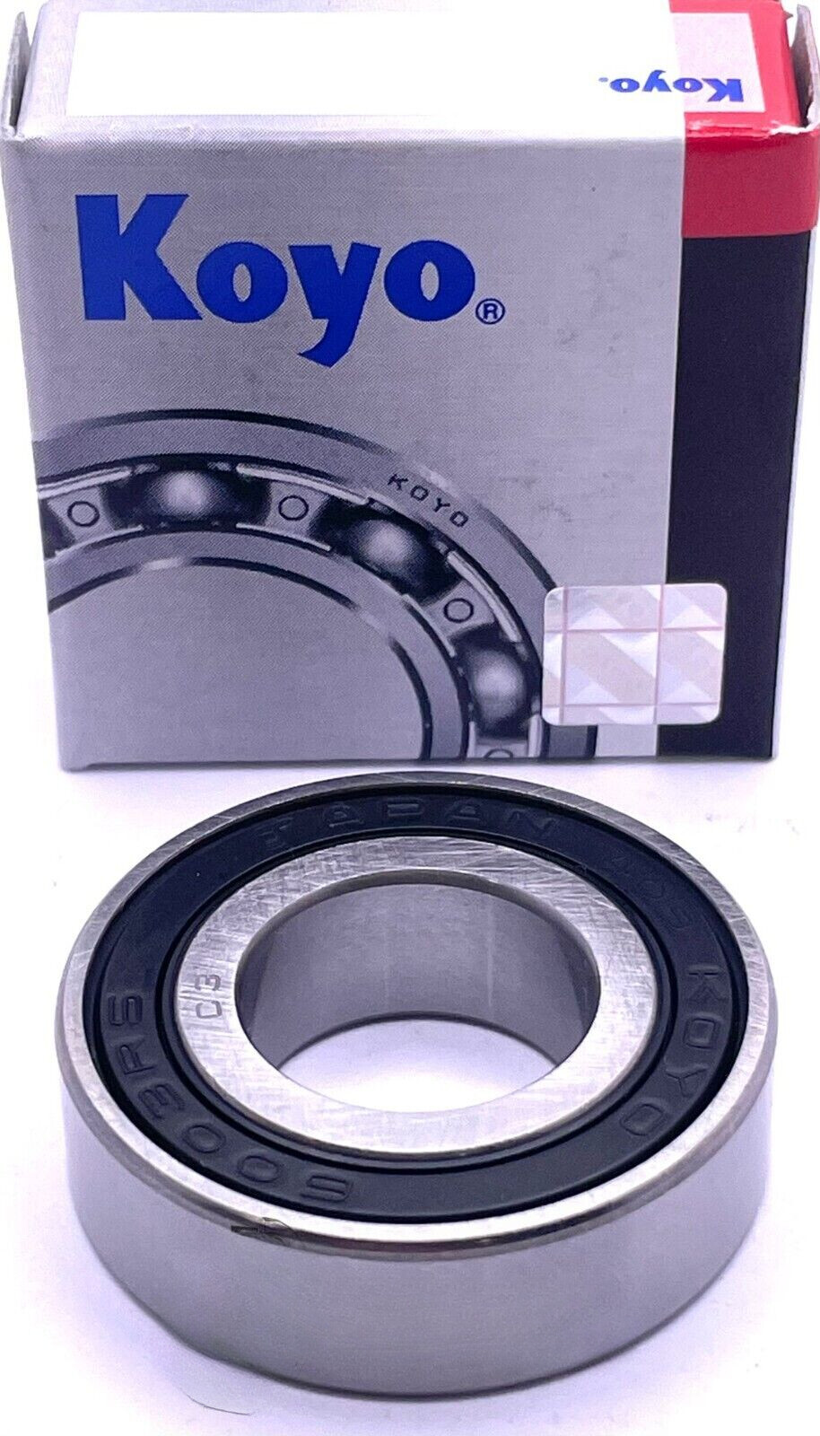 KOYO 6003-2RS C3 DEEP GROOVE BALL BEARING, RUBBER SEALED 17x35x10 mm