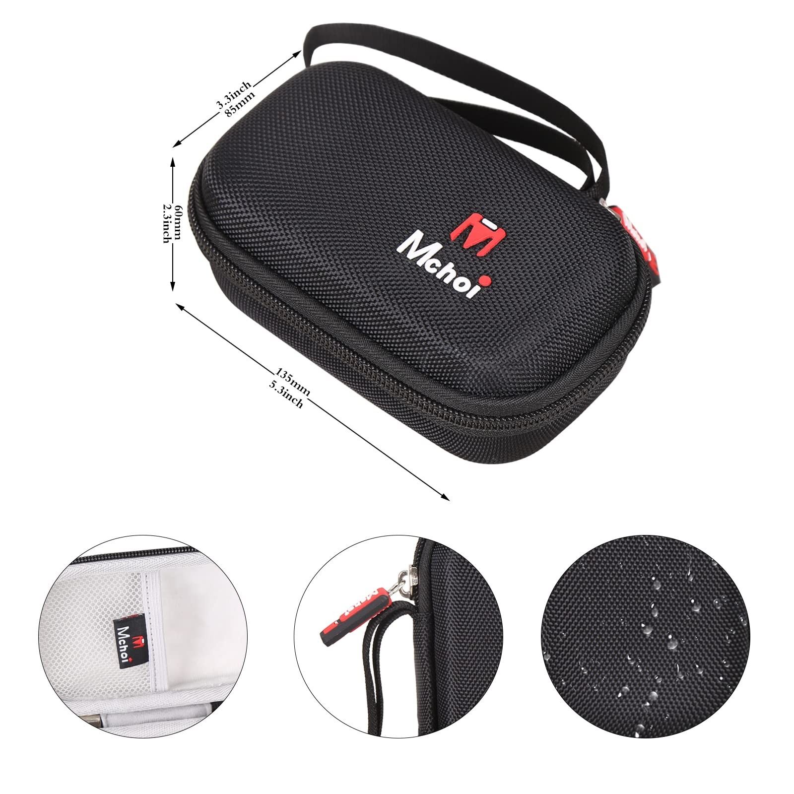 Hard Carrying Case for Carson MicroFlip 100x-250x LED and UV Lighted Pocket M…