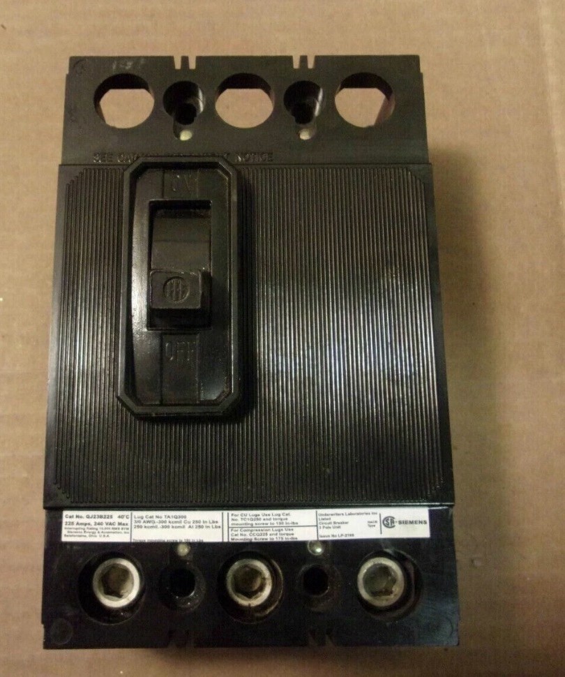 ITE Siemens QJ2 QJ23B225 3 Pole 225 Amp 120/240v Circuit Breaker AK