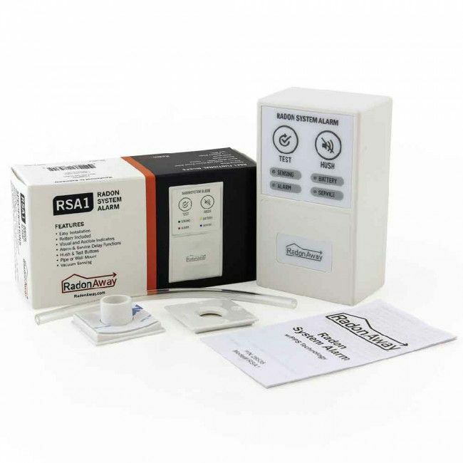 Radon System Alarm audible and visual meets ANSI/AARST standards Home Office Use