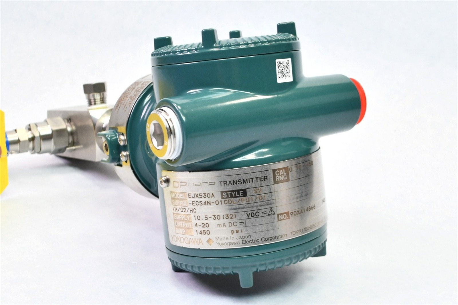 NEW Yokogawa Pressure Transmitter EJX530A w/ C13ST Valve Manifold