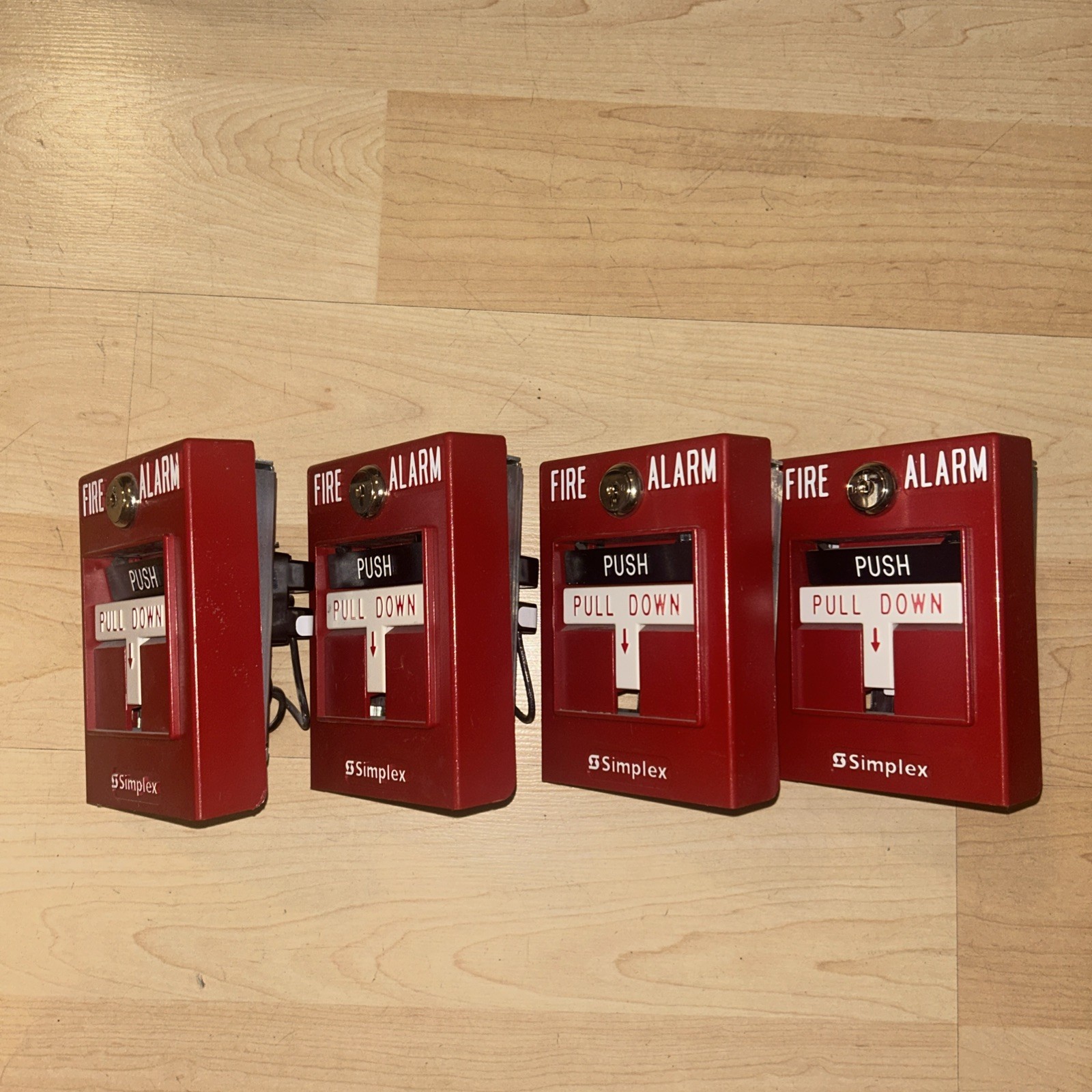4-Simplex Addressable Double Action Manual Fire Alarm Pull Station 4099-9003