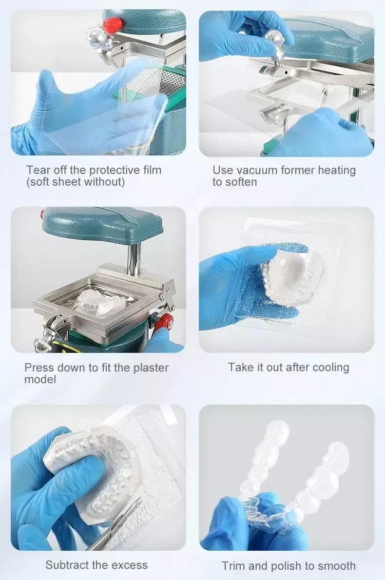 Dental Lab Splint Thermoforming Material for Vacuum Forming Soft/Hard 1.0-3.0mm