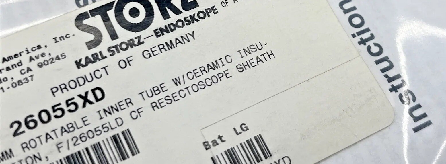Storz 26055XD 27054XD Resectoscope Rotating Inner Tube, 7mm/22Fr.