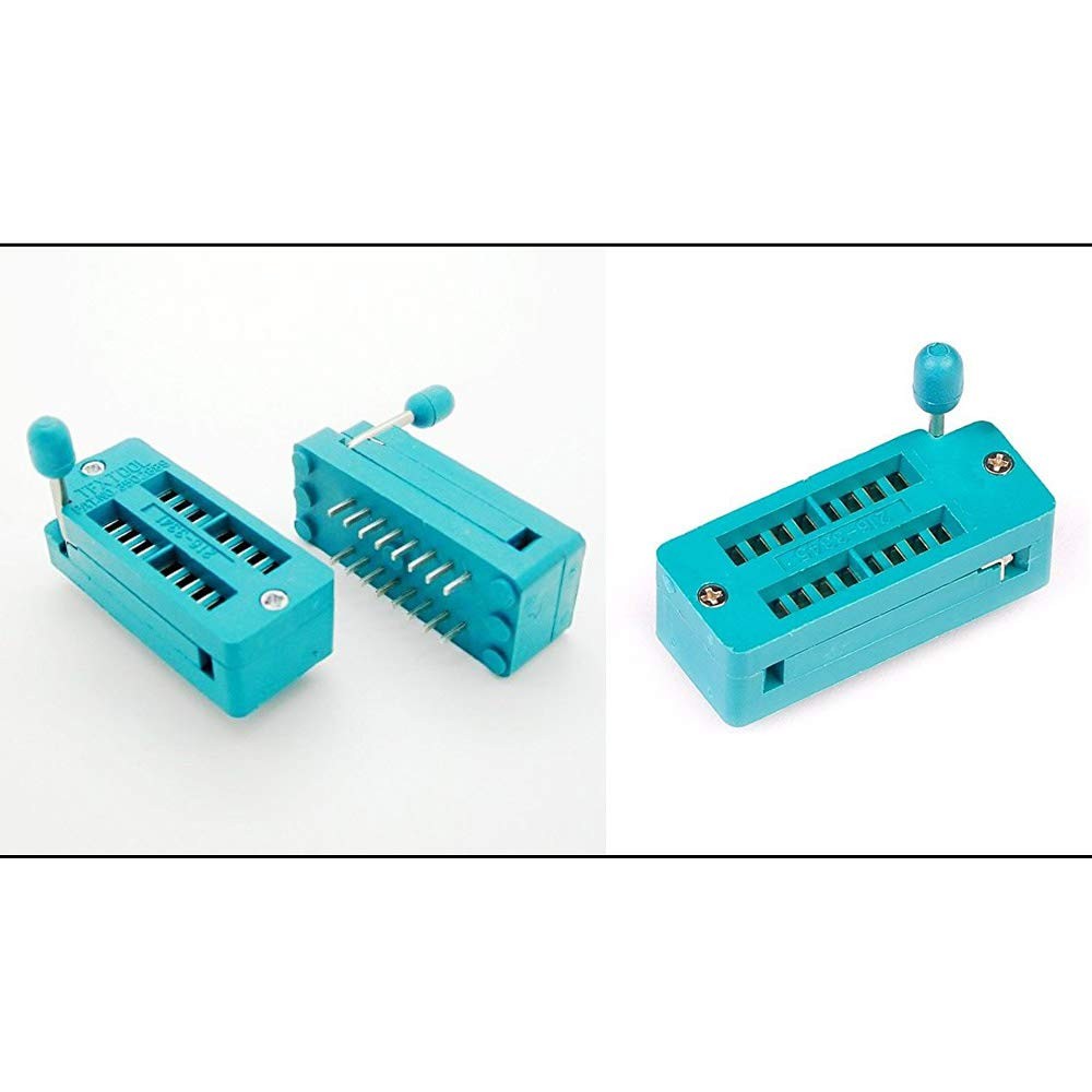 4Pcs ZIF 16-pin 16 Pins Test Universal IC Socket 16 Pin DIP Integrate Socket NA