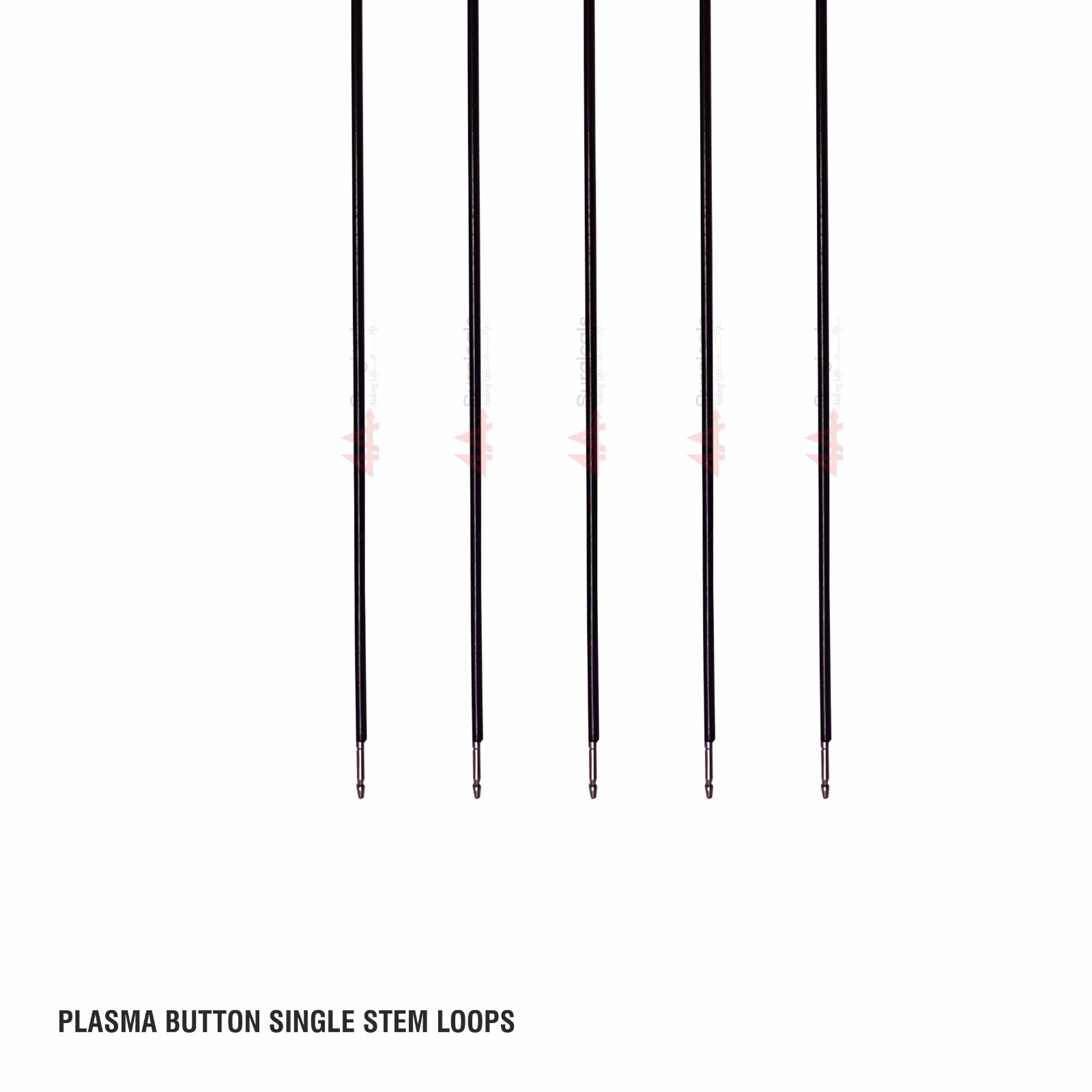 4A Storz Plasma Bipolar Button Single Stem set of 5 loops