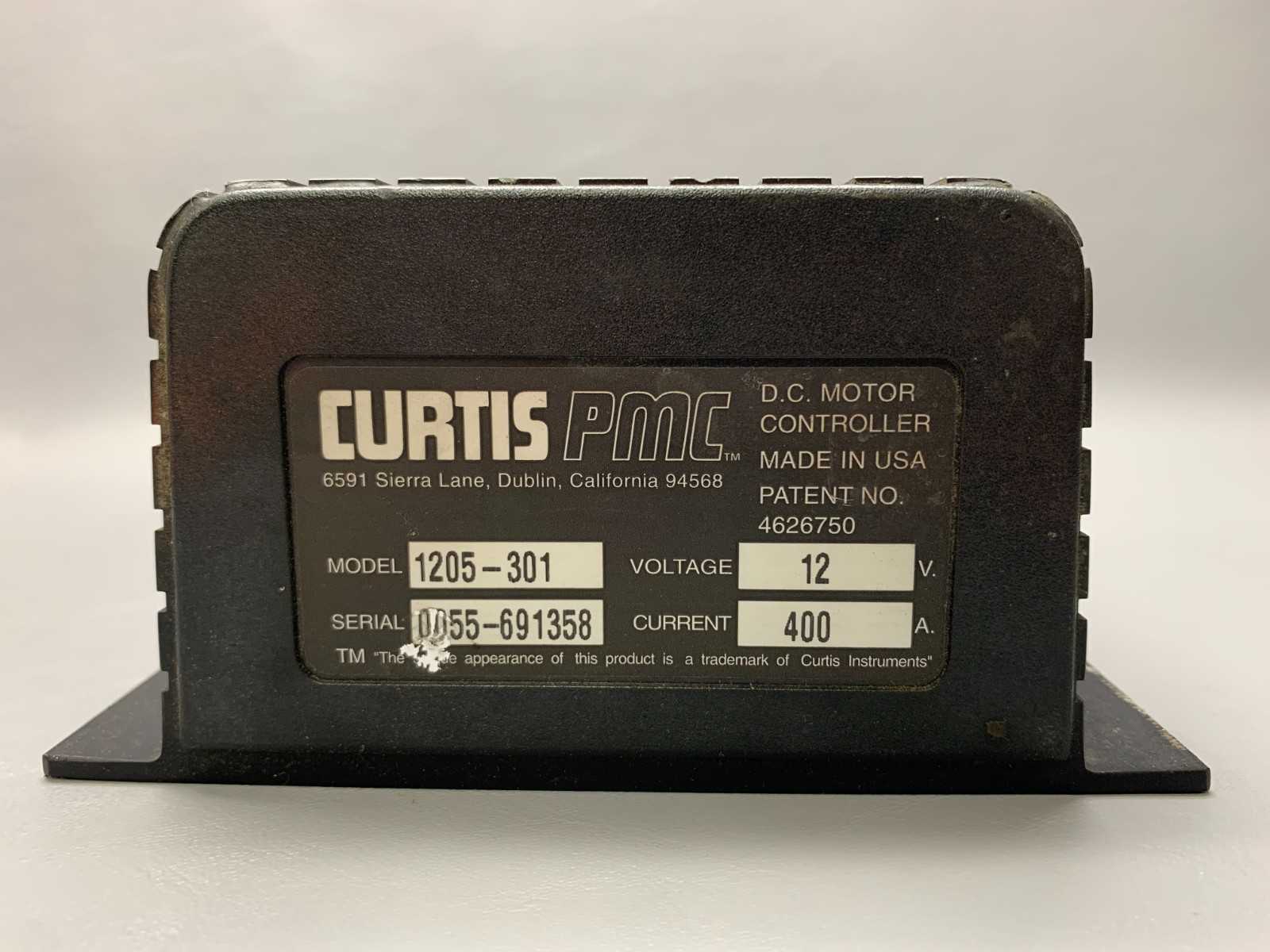 Curtis PMC 12V 400A (5K-0) PMC 1205-301 Motor Controller