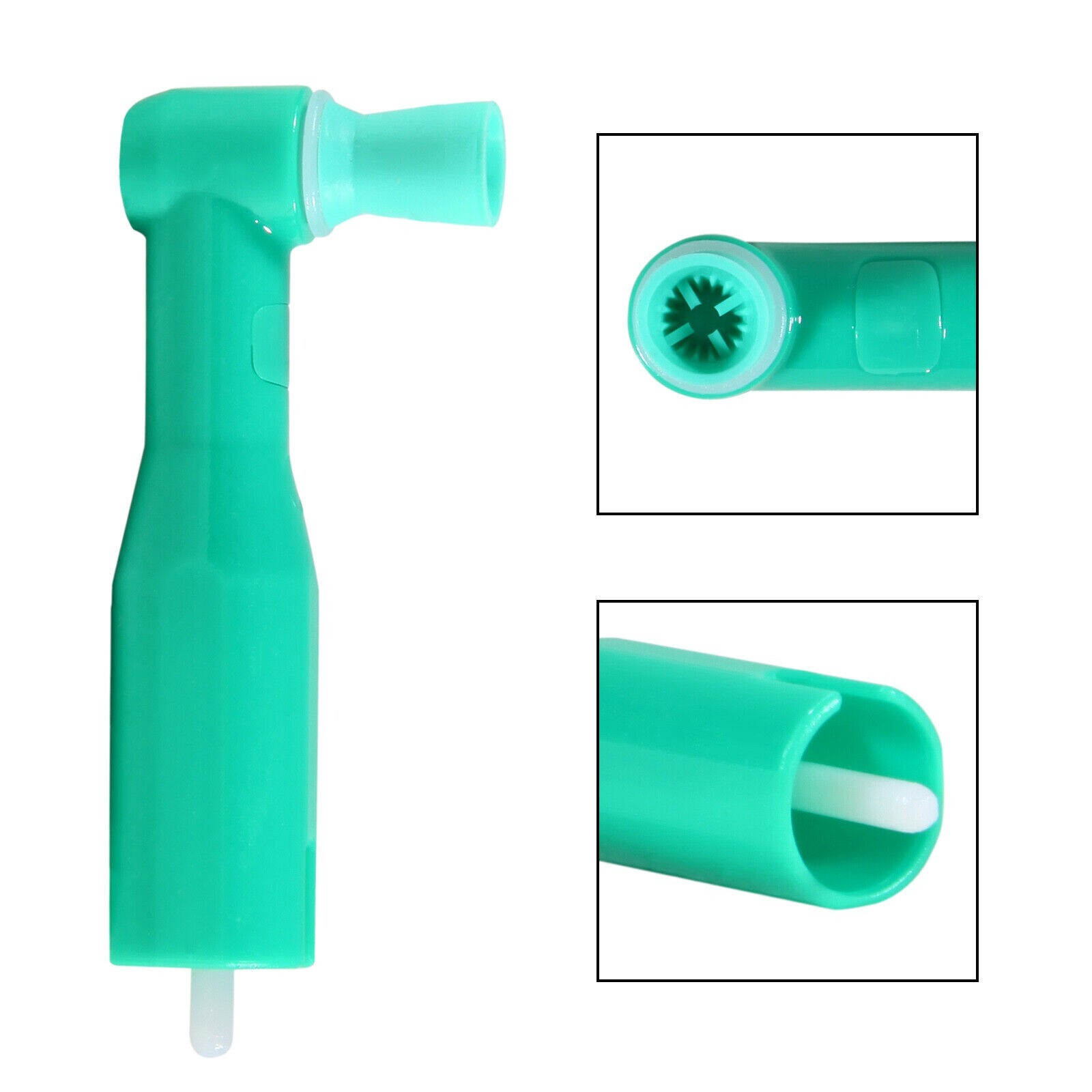 100 pcs / bag Disposable Dental Prophy right Angle Soft Cup Latex Free green