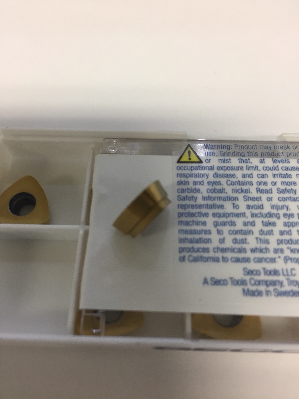 218.19-125T-T3-M07, F40M SECO High Feed Inserts. 10 New In Box. EDP 69524