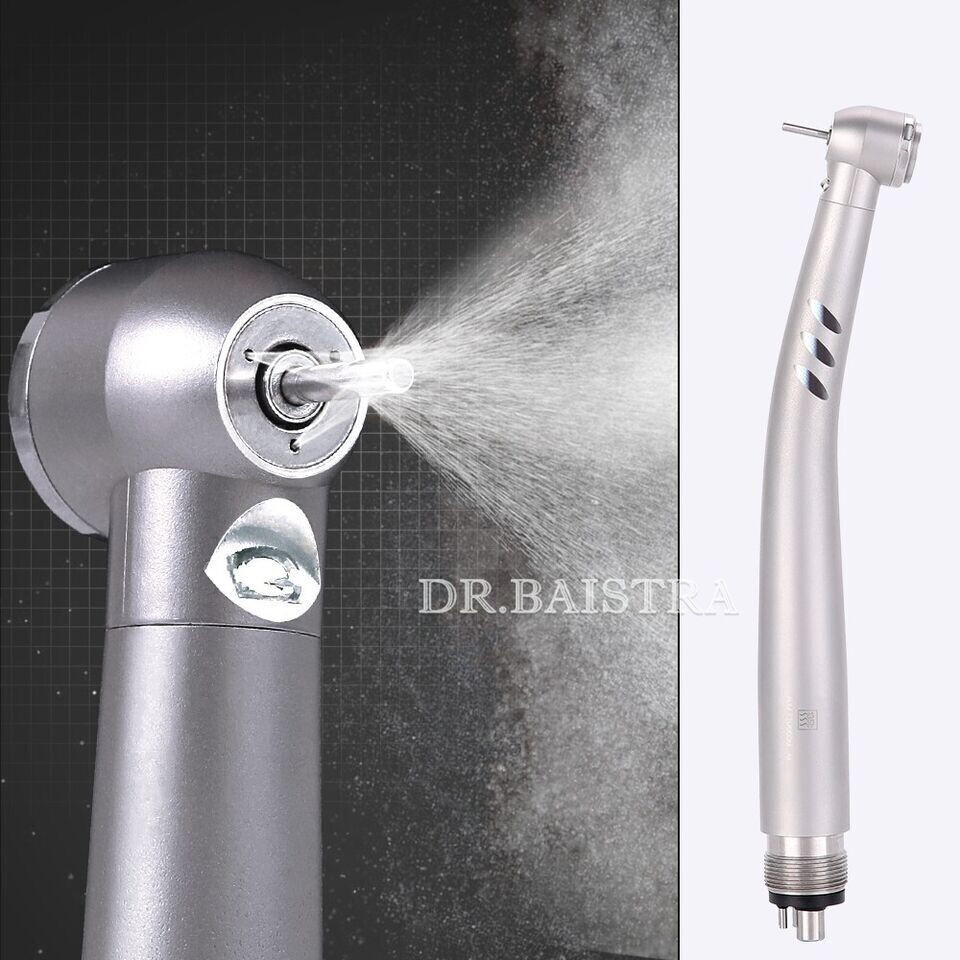 Dental Fiber Optic LED E-generator/ High Speed Handpiece Push Button 2/4 Holes