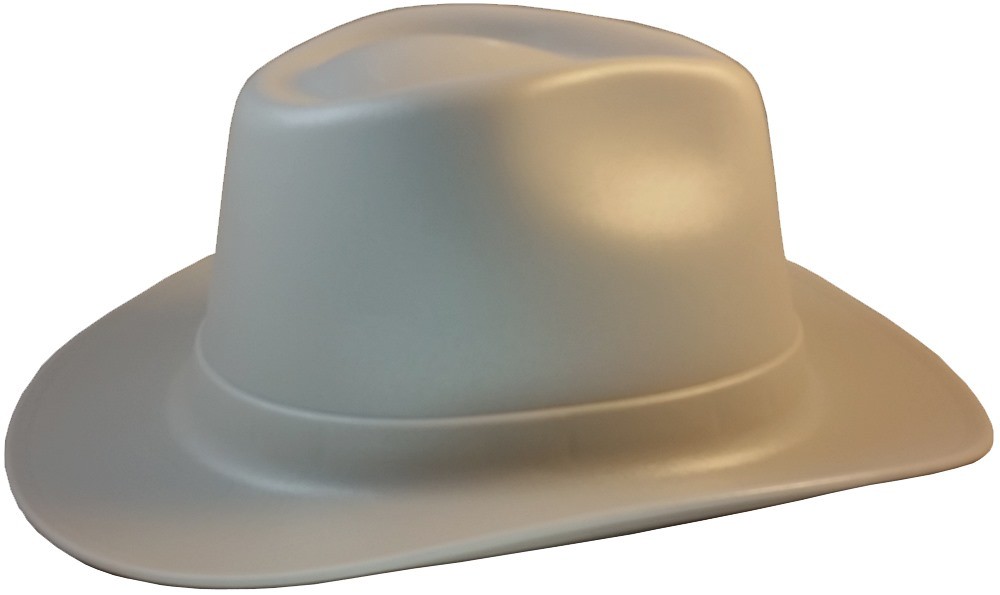 Occunomix Western Cowboy Hard Hat with Ratchet Suspension – Grey