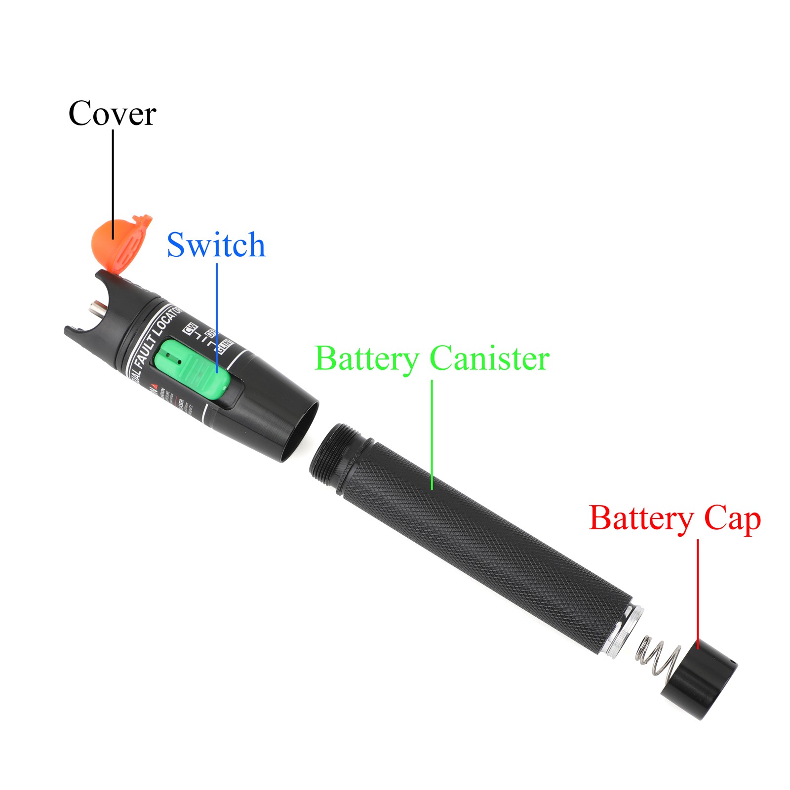 Premium FTTH Fiber Optic Tester Tool Visual Fault Locator Optical Red Light