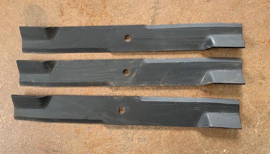 795633 Hustler Blades HD Set of 3, Cuts Counter Clockwise for Rear Discharge
