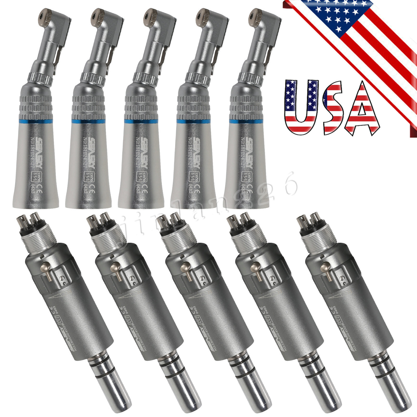 Dental Diamond Cups Composite Polishing Kit for Low Speed Handpiece CA/HP Burs