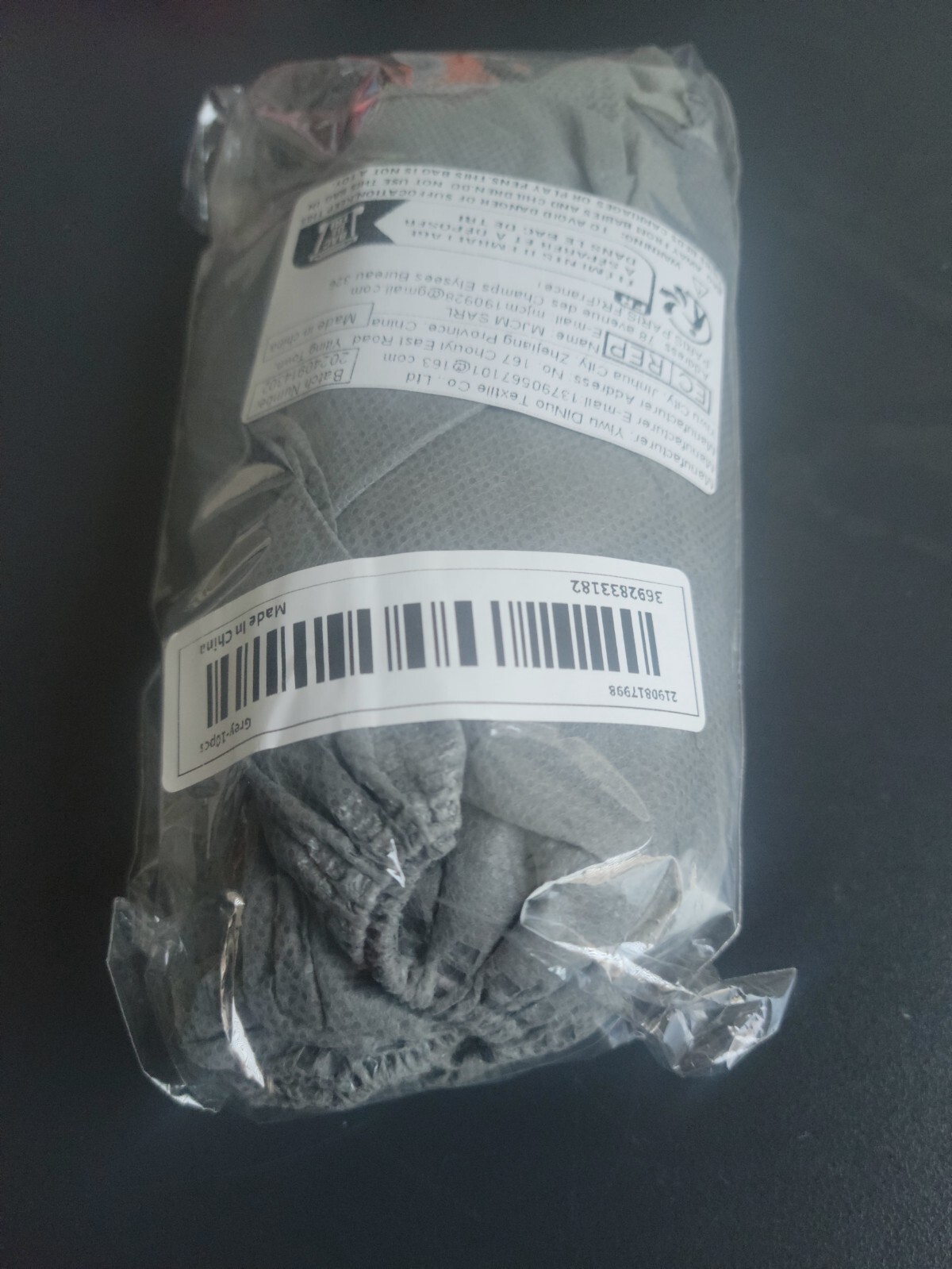 50Pcs Disposable Shoe Covers Non-woven Non-Slip Resistant Dust proof Gray Color