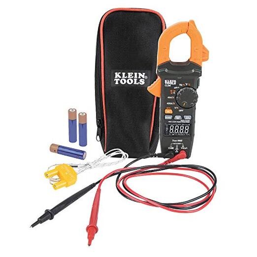 Klein Tools CL390 AC/DC Digital Clamp Meter, Auto-Ranging, 400 Standard Display