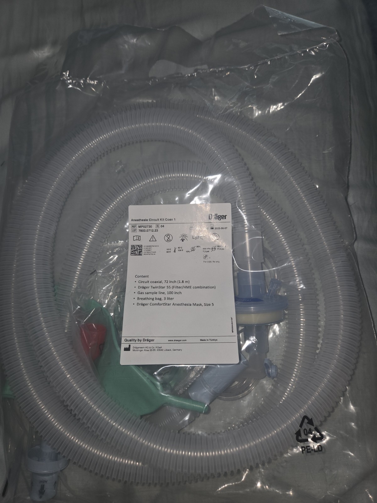 Dräger Anesthesia Circuit Kit Coax 1 MP02730