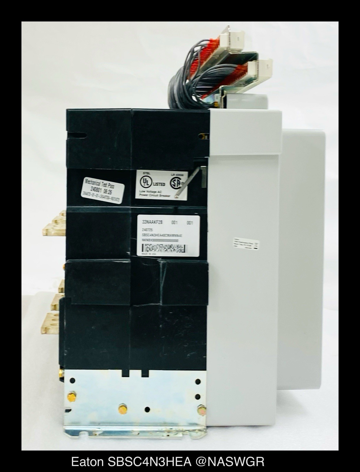 Eaton Magnum SB SBSC4N3HEA Circuit Breaker MO/BI – 4000A – Tested/1Yr Warranty