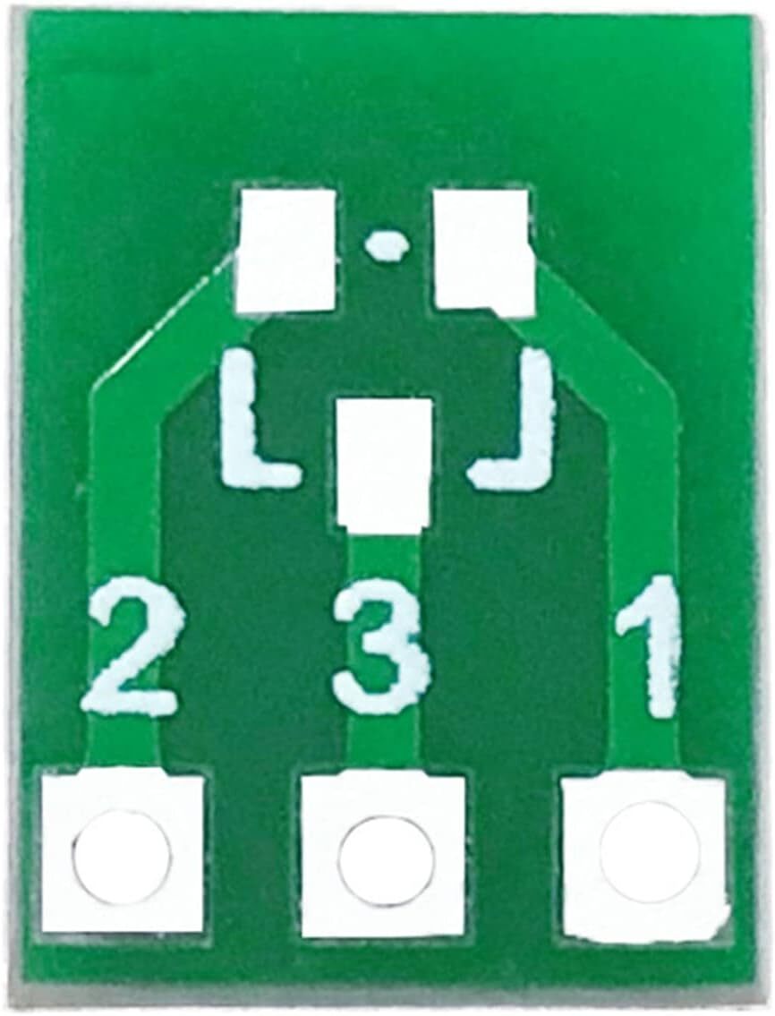 100/200X SOT23 to SIP3 Adapter PCB Board SMD to DIP Converter Plate DIY Kit USA