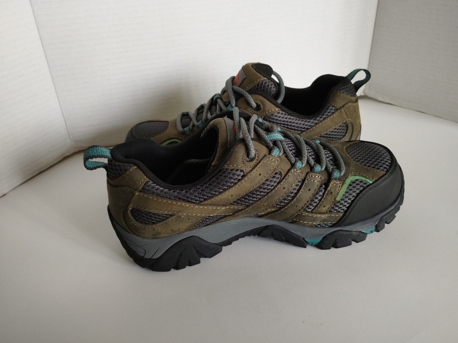 Merrel Moab Vertex Vent Shoe Composite Toe Brown/ Pewter Women’s Sz 8M