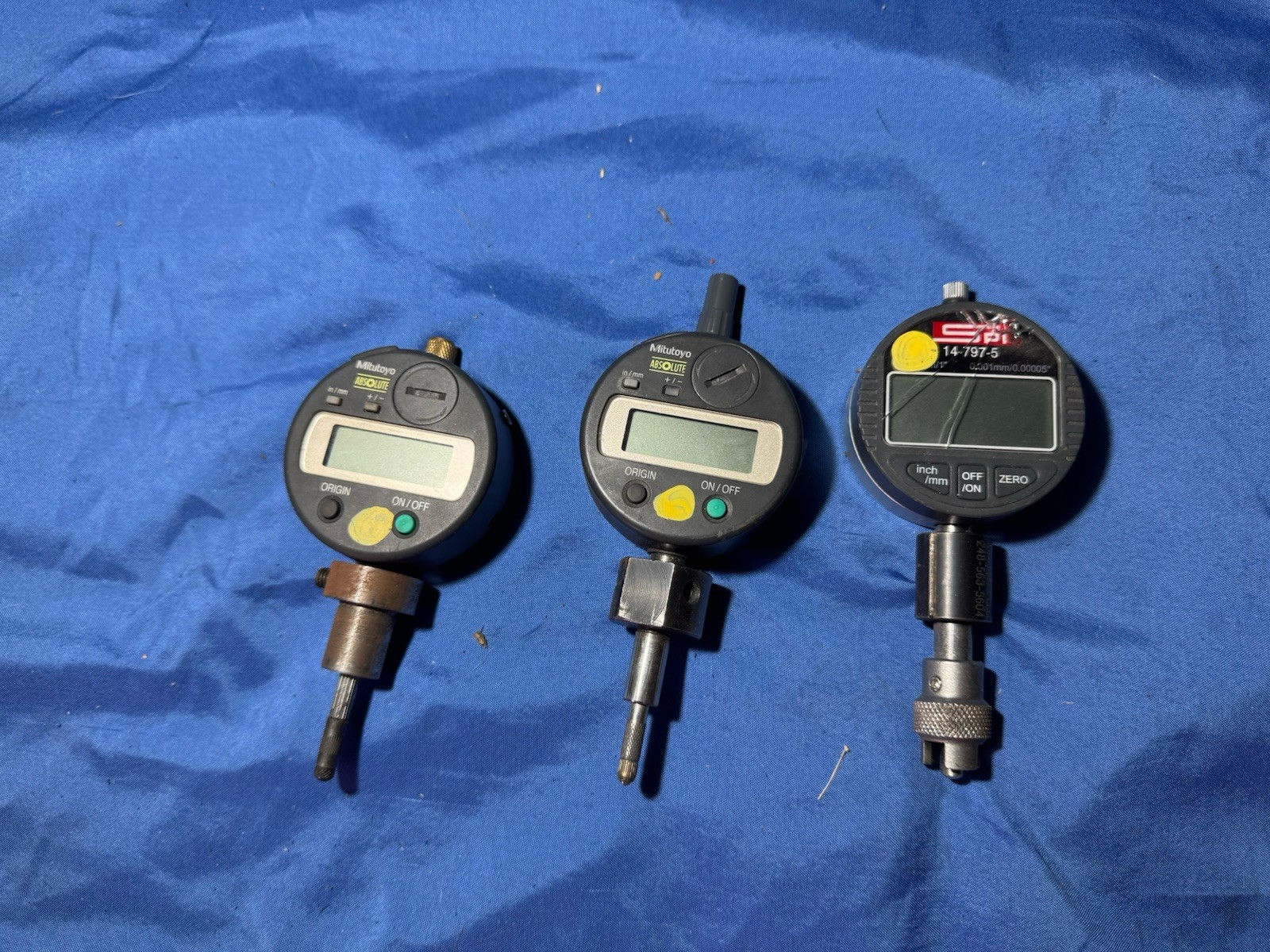 Lot Of Three FOR PARTMitutoyo 543-783B ABSOLUTE Digimatic Indicator ID-S 1012EXB