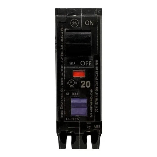 GE Q Line THQL1120PDF 20A 1P 120V AFCI/GFCI Plug-On Neutral Circuit Breaker⭐NEW⭐