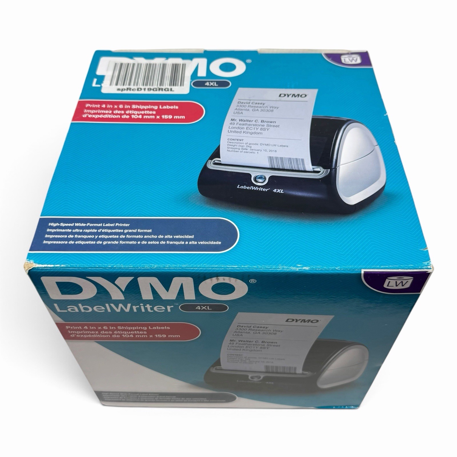 Dymo LabelWriter 4XL Thermal Label Printer – Black Brand New