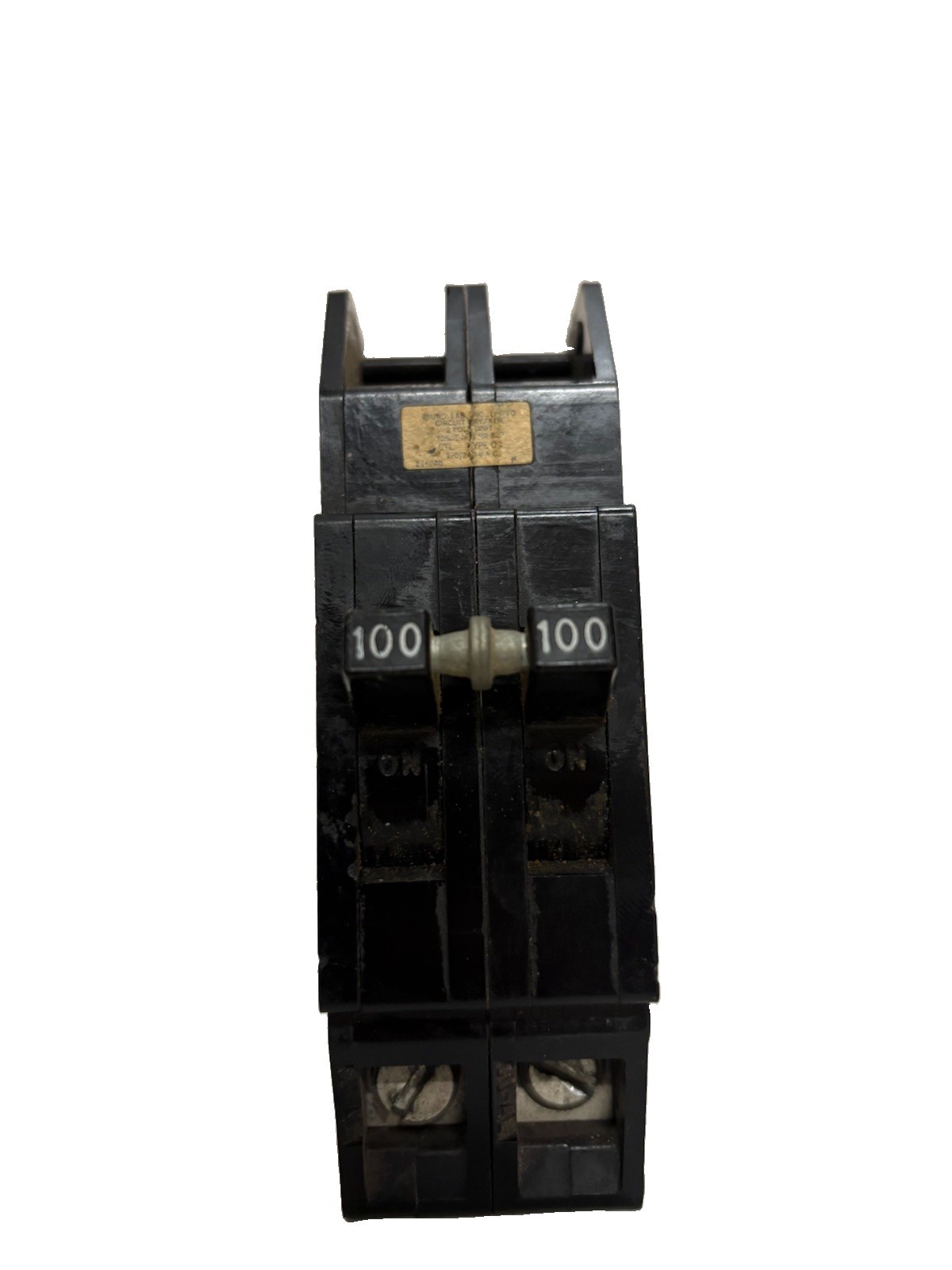 Zinsco GTE Sylvania Q QC Q2100 QC2100 2 Pole 100 Amp 240v Circuit Breaker