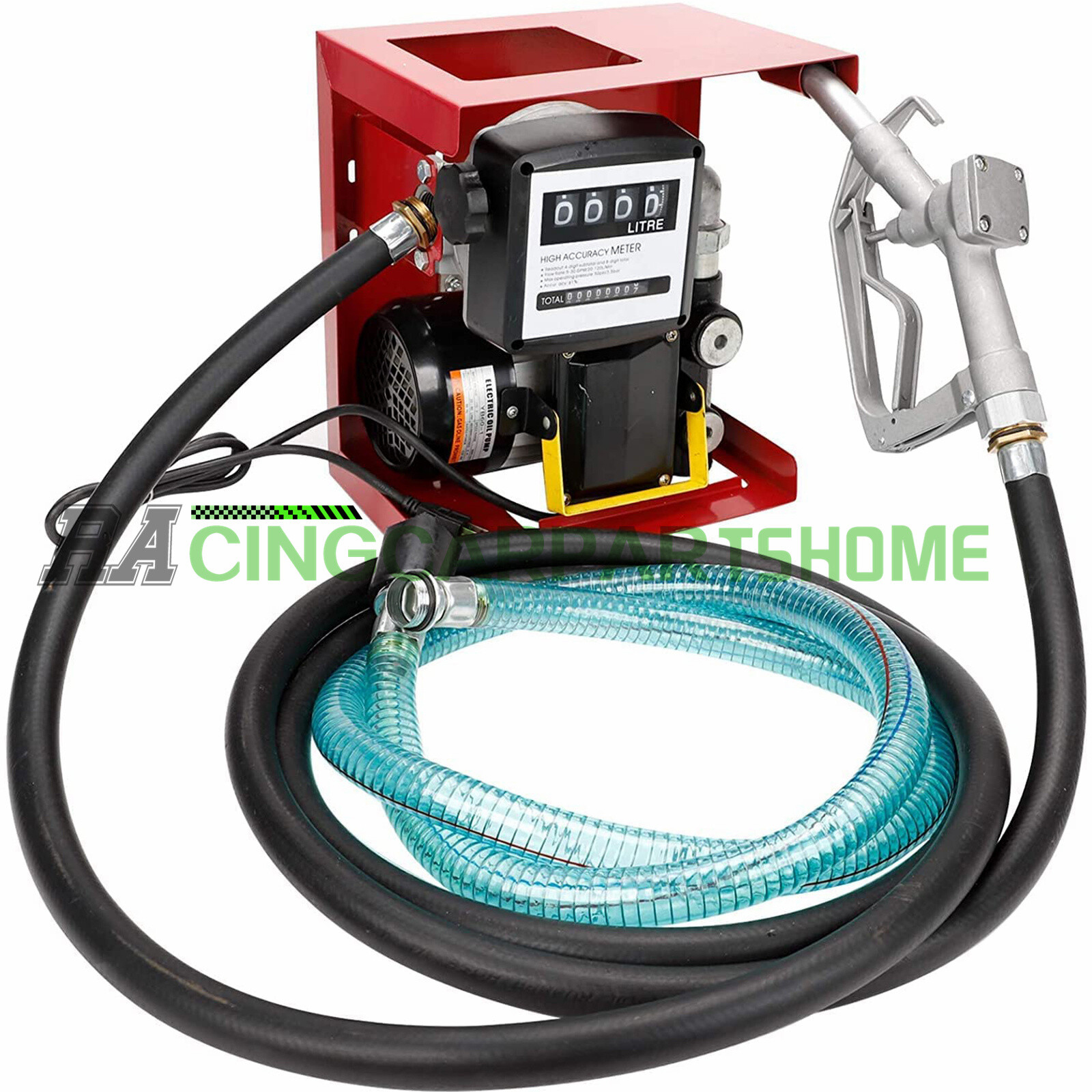 110V 550W Electric Diesel Oil Fuel Transfer Pump Self Priming +Hose Fuel Nozzle