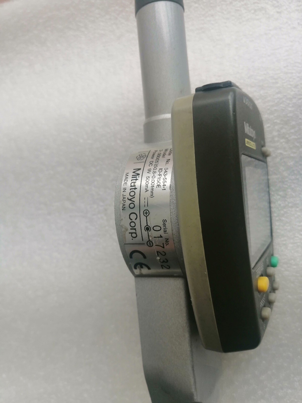 Mitutoyo ID-F150E 543-554-1 Absolute Digital Indicator. W/Power Cord