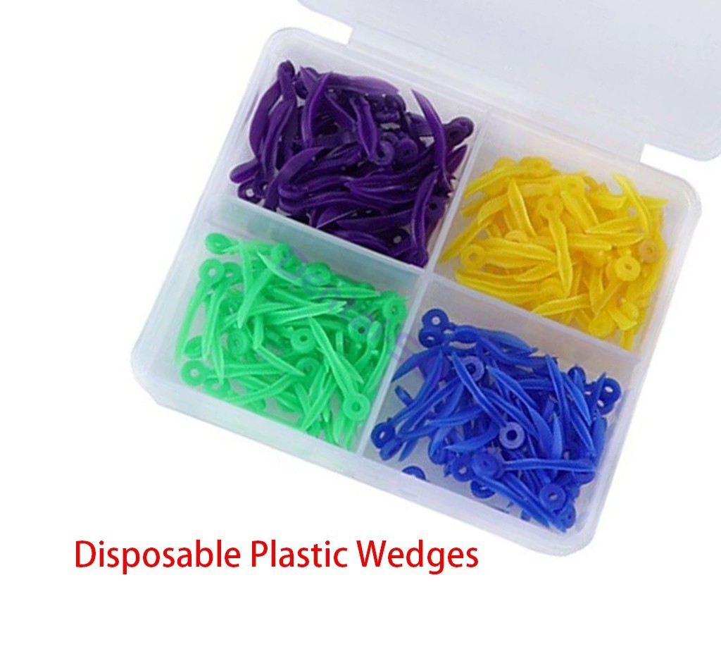 Dental Disposable Plastic Wave Shape Wedges Teeth Wedge Tooth Gap