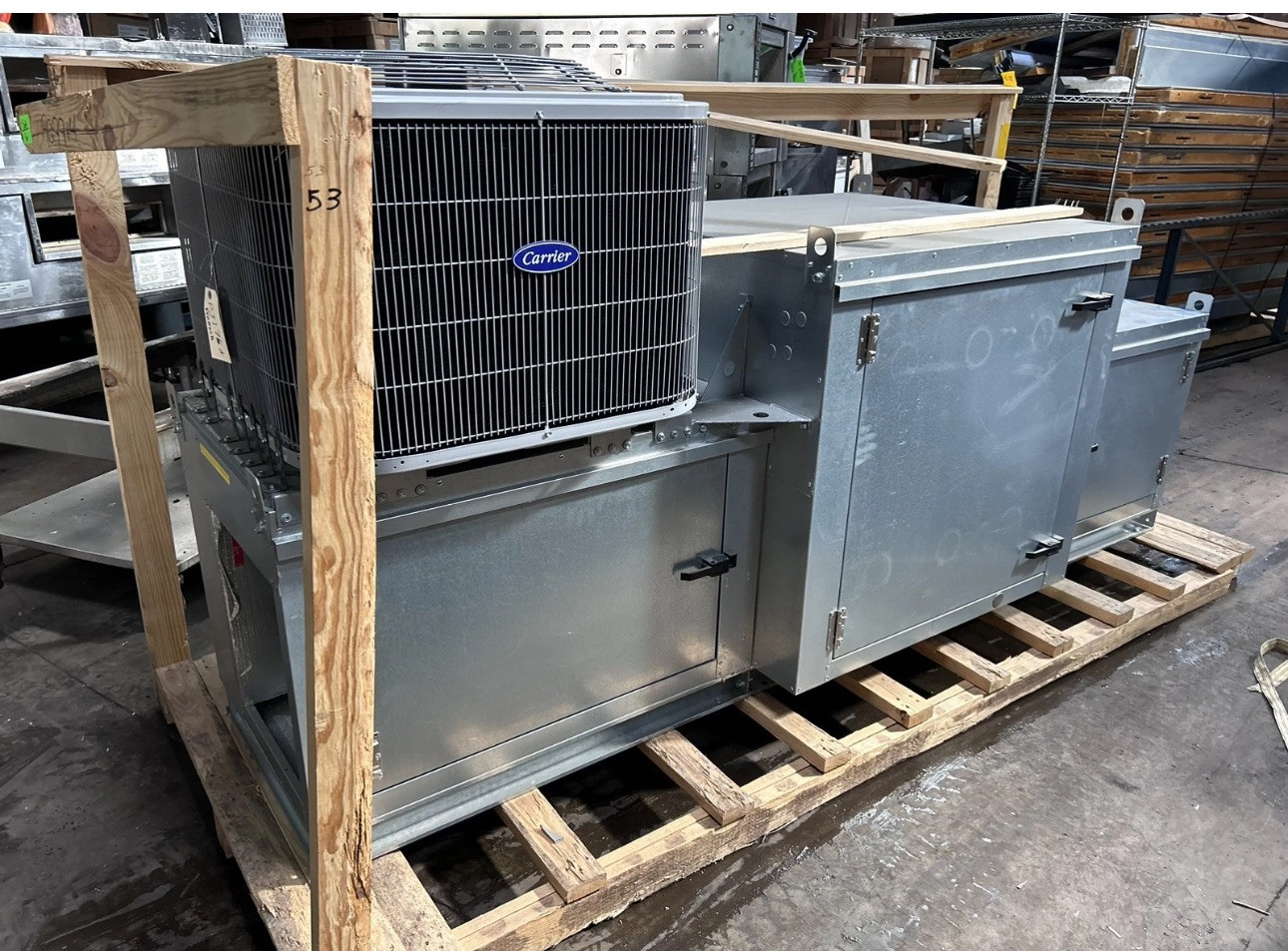 NEW CAPTIVE AIRE Make Up Air Unit Includes A/C Unit 220v 1 Phase