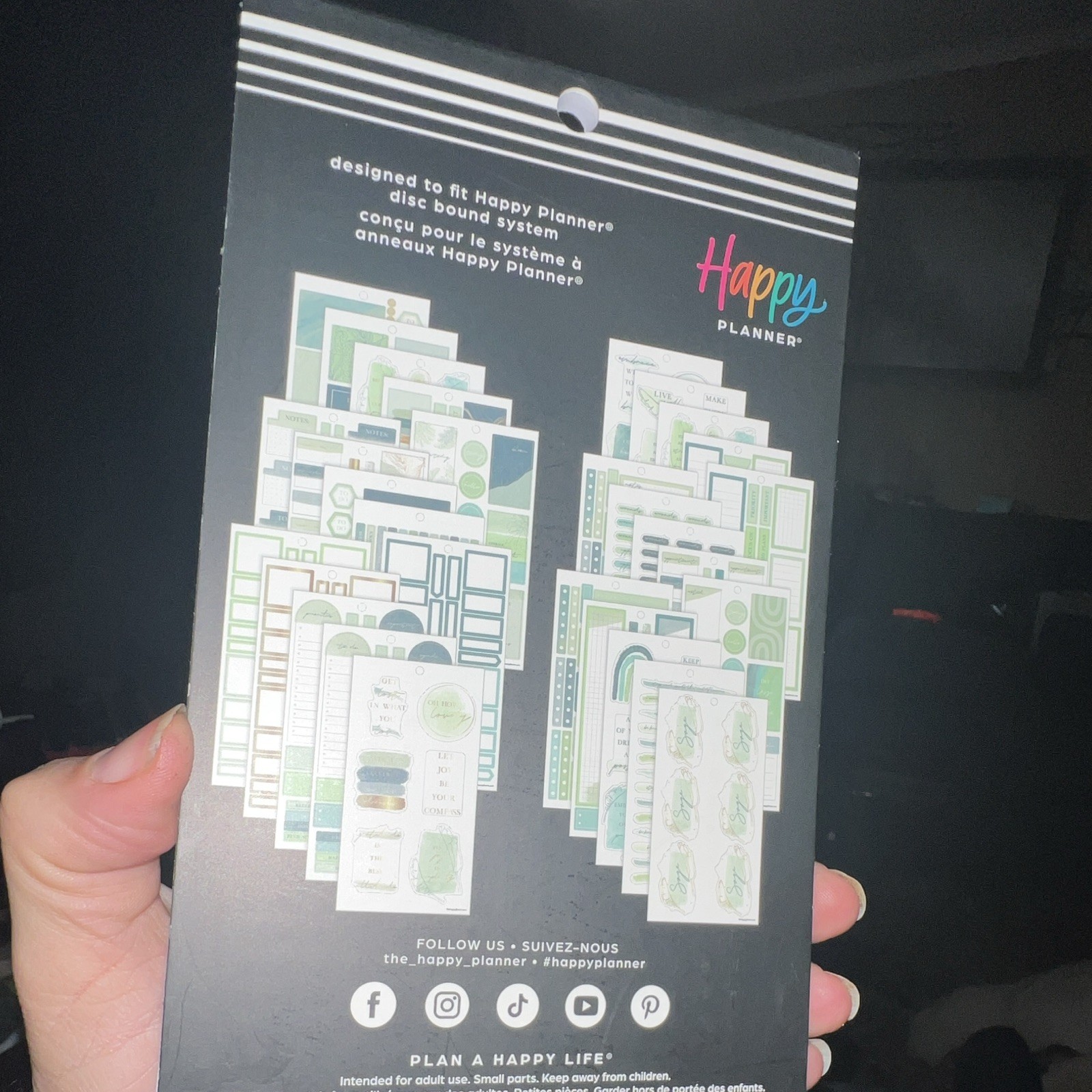 Happy Planner live well breathe BIG Sticker Book 30 Pages 610 Pieces NEW dream