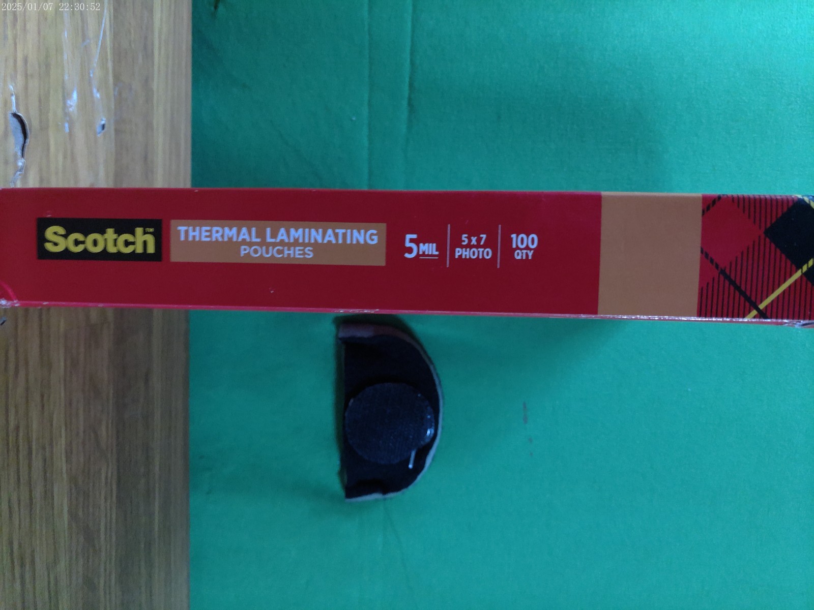 Scotch Thermal Laminating Pouches 5×7-inch, 5 Mil., Clear 100/PK