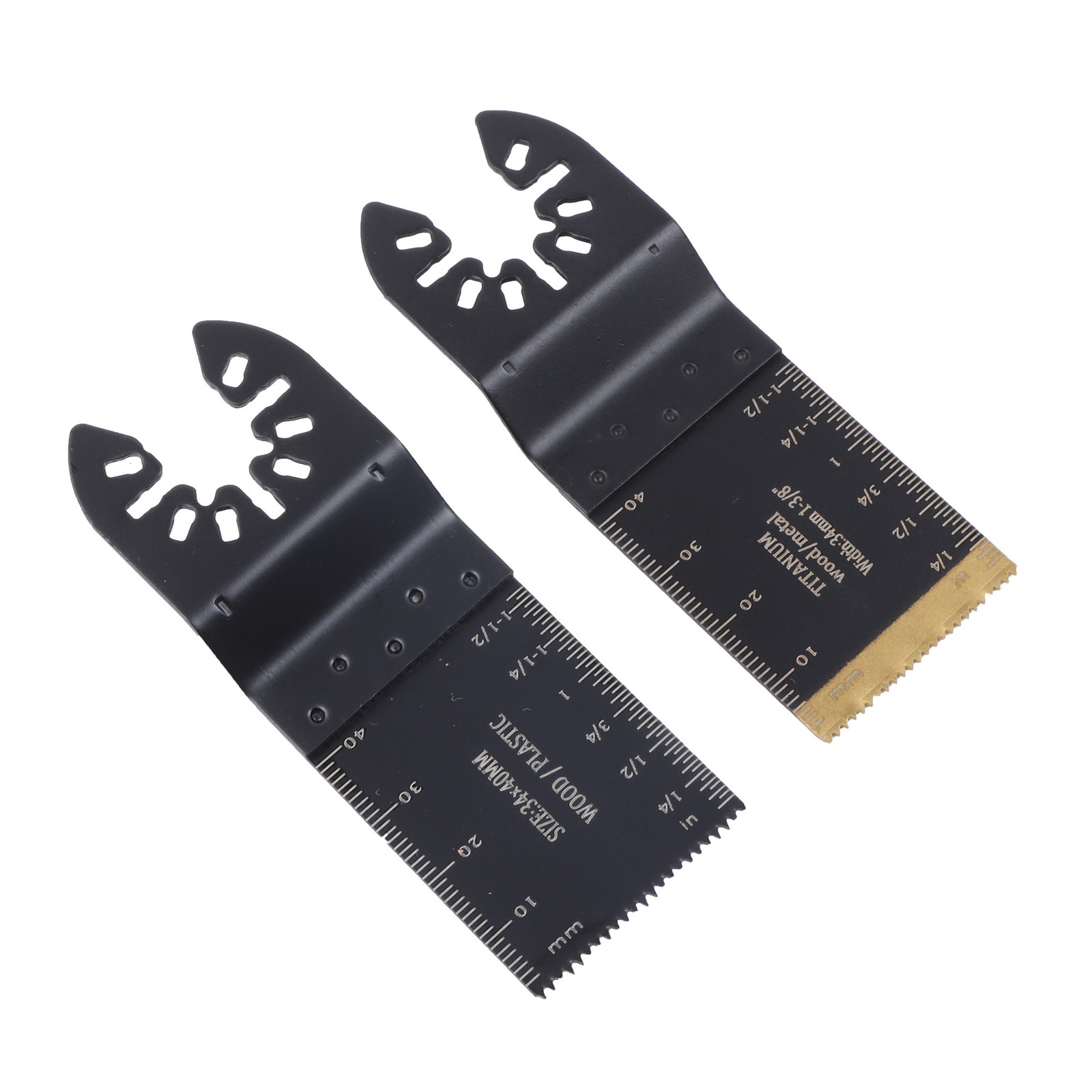110 Pcs & 4 Types Oscillating Saw Blades Multi Tool Blades Kits for Metal, Wood