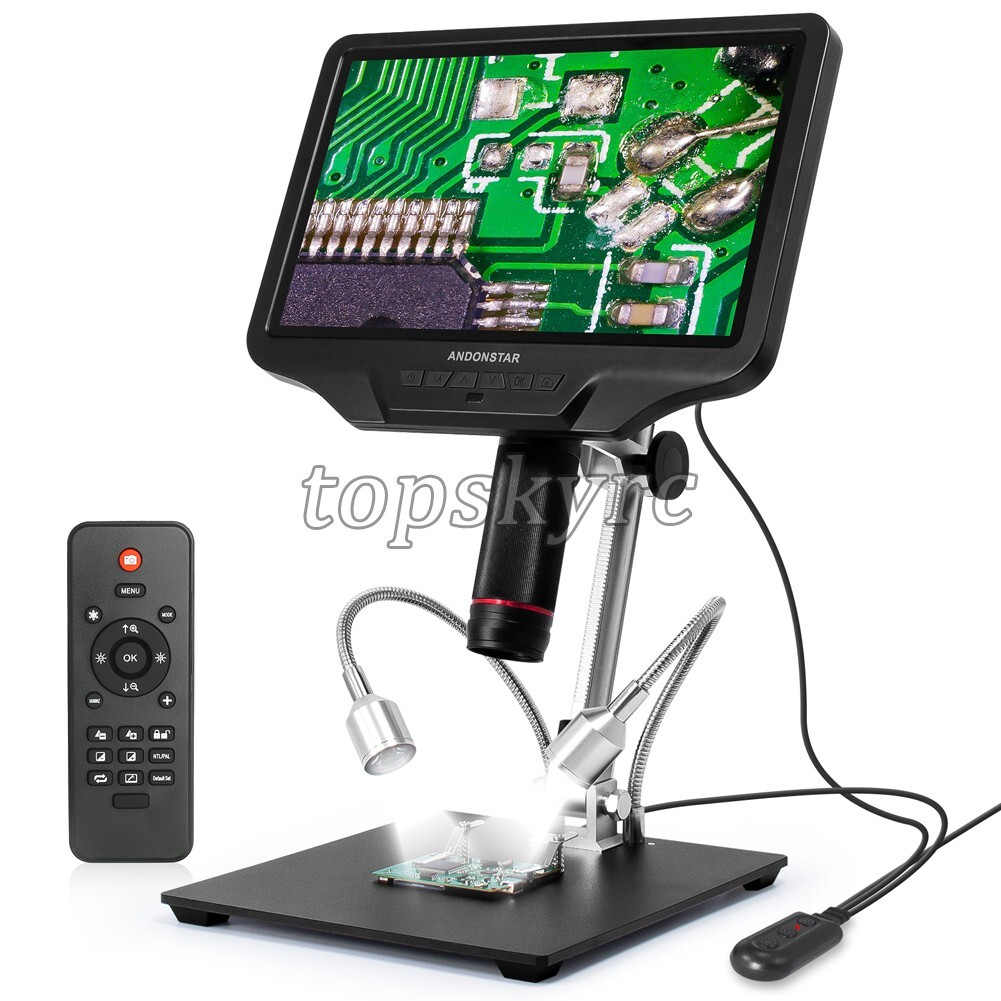 Andonstar AD409 4MP Wifi Microscope Digital Microscope with 10.1 LCD Screen SZ
