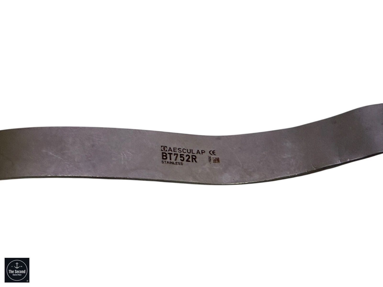 Aesculap BT752R Abdominal Intestinal Spatula 7 7/8″ Stainless 17mm Surgical