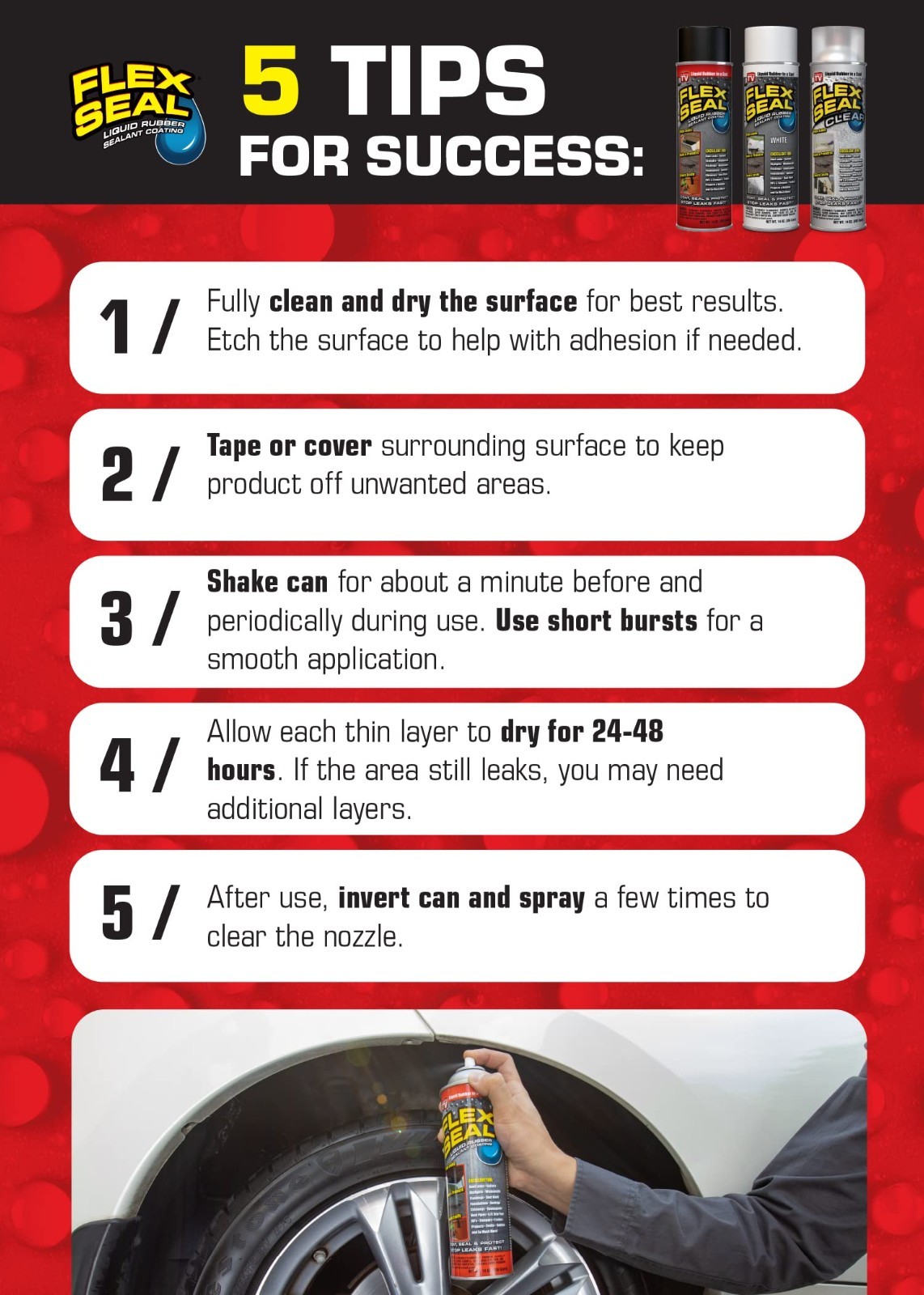 Flex Seal Mini 2-fl oz Black Aerosol spray Waterproof Rubberized Coating