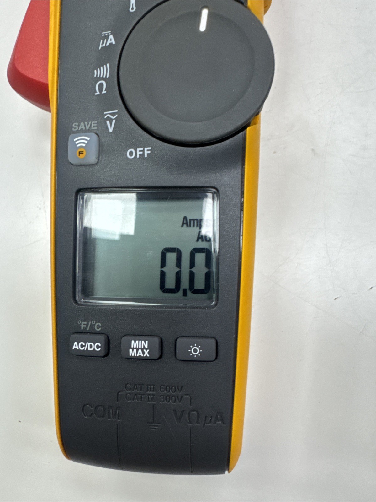 Fluke 902 FC True-RMS HVAC Clamp Meter AC Amp AC/DC Volt Contact Temperature