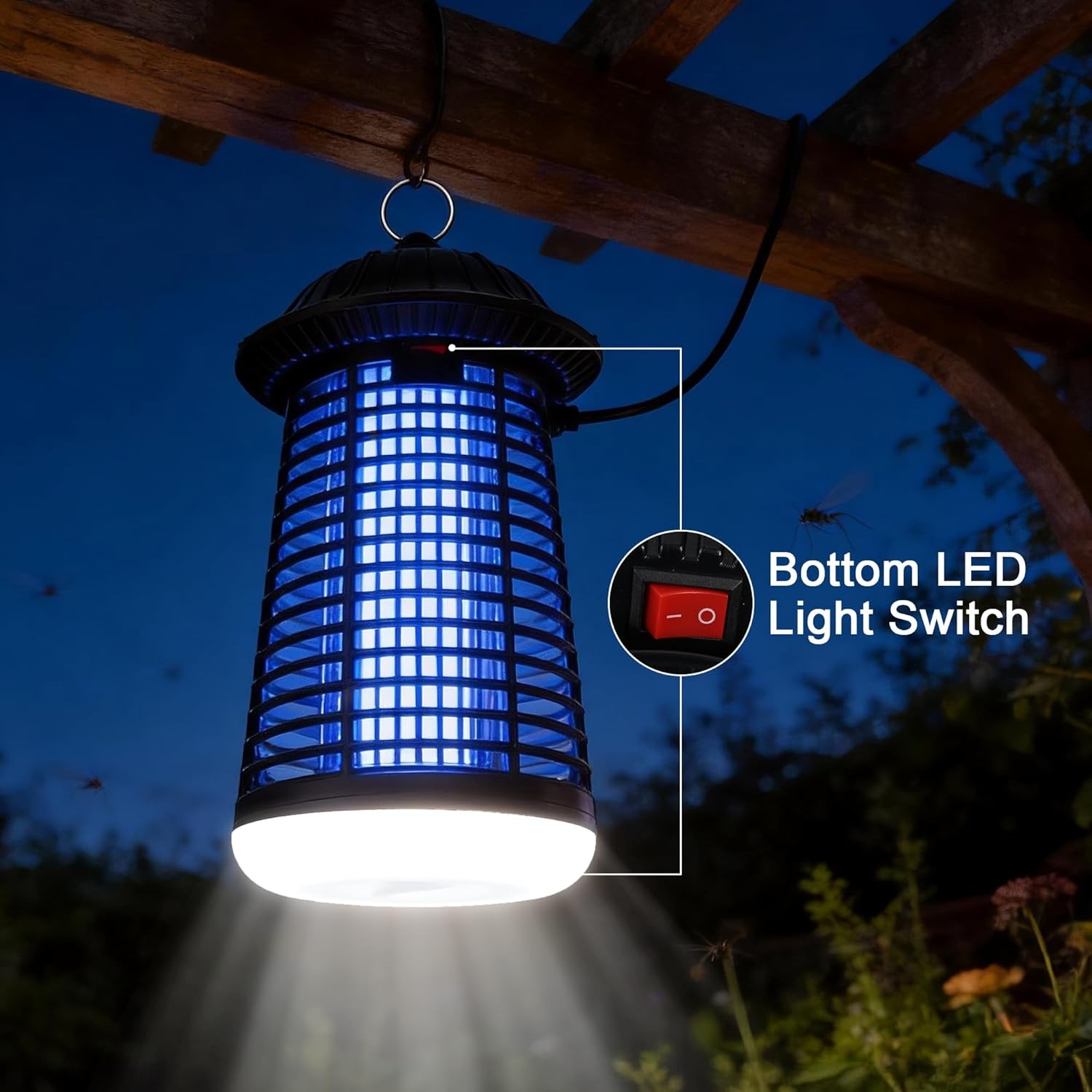 Mosquito Fly Bug Insect Zapper Killer Indoor Outdoor Electronic Light Trap Lamp